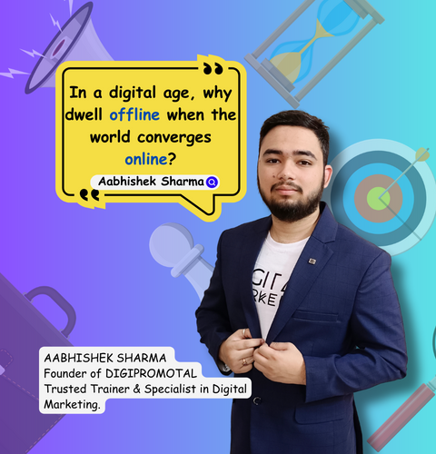 Aabhishek sharma digital marketing trainer and specialist